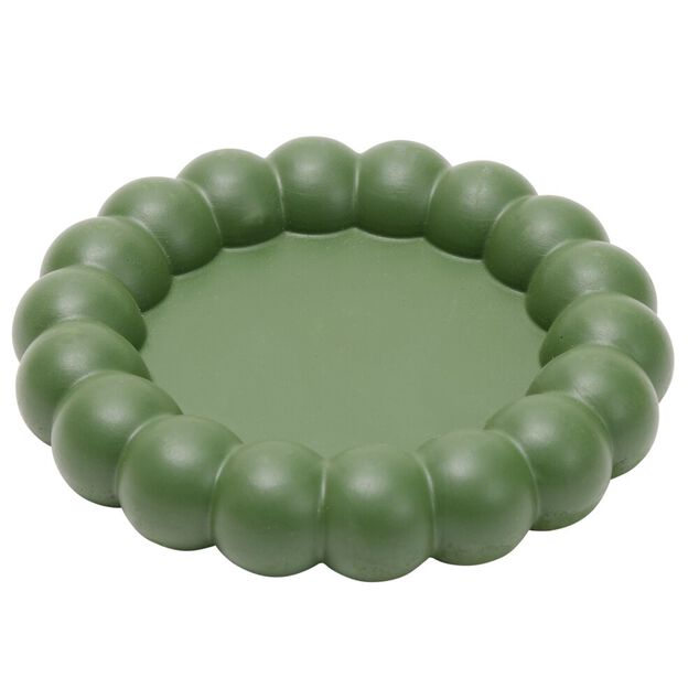 Vide poche rond bubble en ciment color&eacute; &Oslash;13,5xH2,5cm (3 mod&egrave;les)