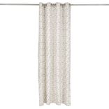 Rideau polycoton 140x240cm imprimé fleurs