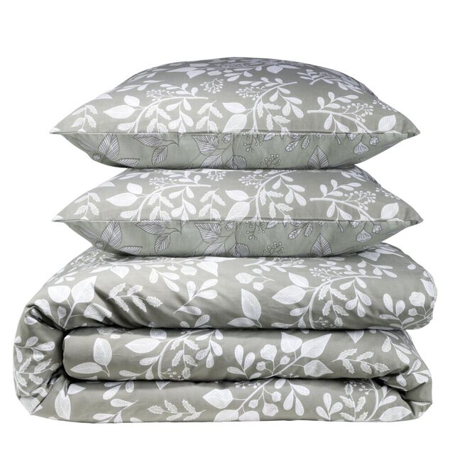 Parure de lit 220x240cm 2 personnes coton &agrave; motifs 3 pi&egrave;ces (6 mod&egrave;les)