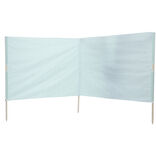 Paravent abri de plage 2en1 Funky bleu et blanc