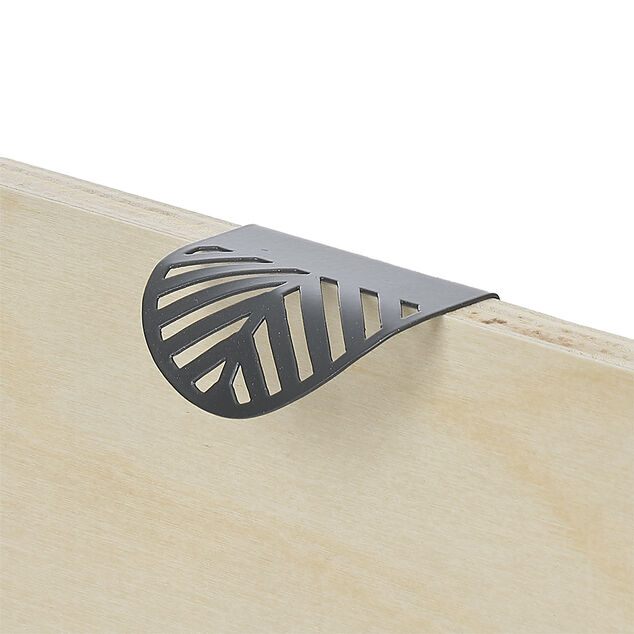 Poignée de porte de meuble en métal design x2