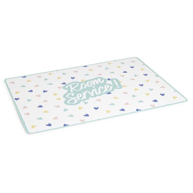 Tapis repose gamelle animaux Room Service plastique 32x43cm
