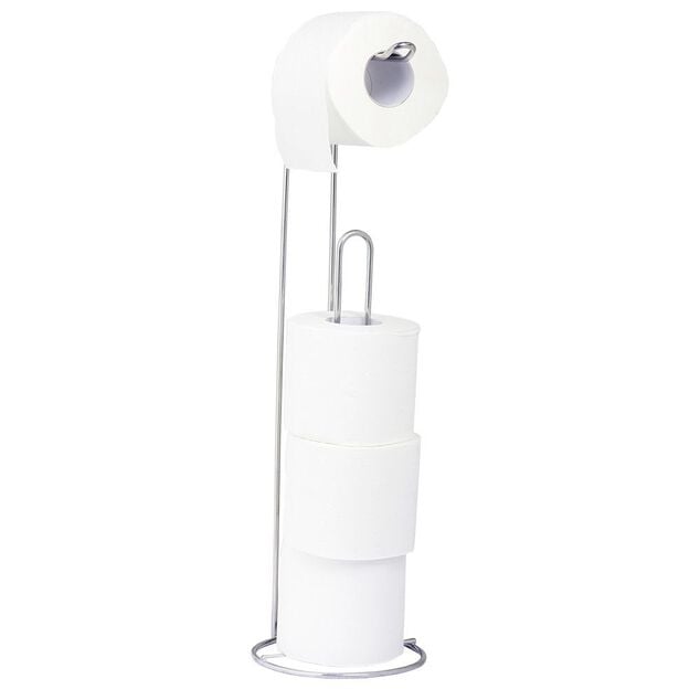 Support papier WC m&eacute;tal gris