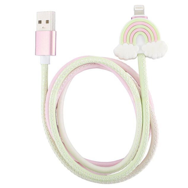 Câble Homday USB-A lightning 1 mètre 5V figurine amusante plastique (4 modèles)