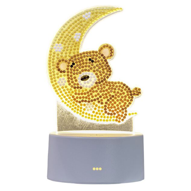 Veilleuse LED cr&eacute;ative diamant &agrave; coller pour enfant