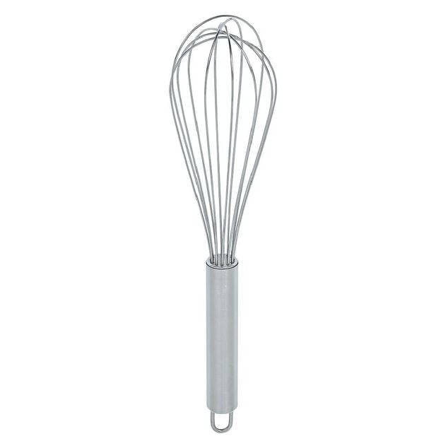 Set de 6 ustensiles de cuisine avec support inox gris &Oslash;16xH40,5cm