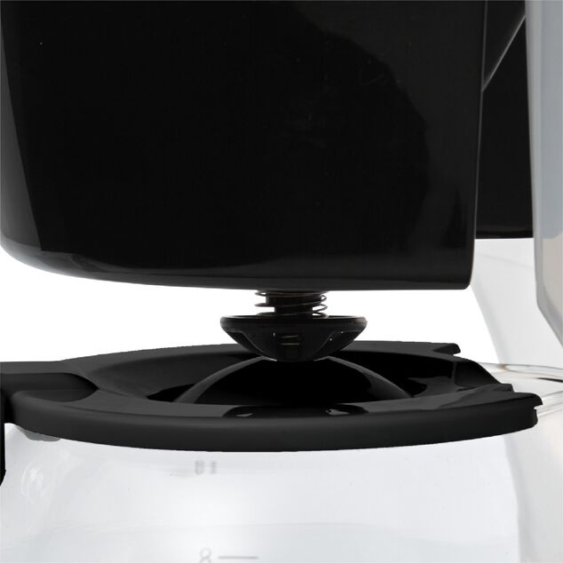 Cafeti&egrave;re &eacute;lectrique Homday noire 1,25 L