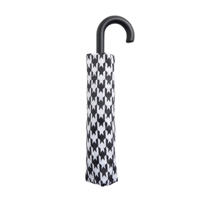 Parapluie pliable manuel pied de poule L24cm