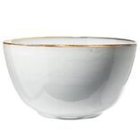 Saladier en fa&iuml;ence bleu bord fonc&eacute; &Oslash;21xH11,4cm