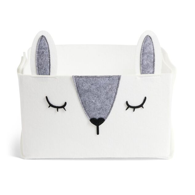 Pani&egrave;re de rangement pour enfant motif animal feutrine 4 mod&egrave;les