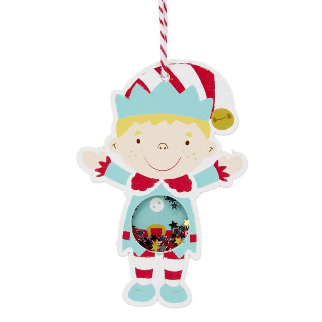 &Eacute;tiquette cadeaux de No&euml;l shaker x8