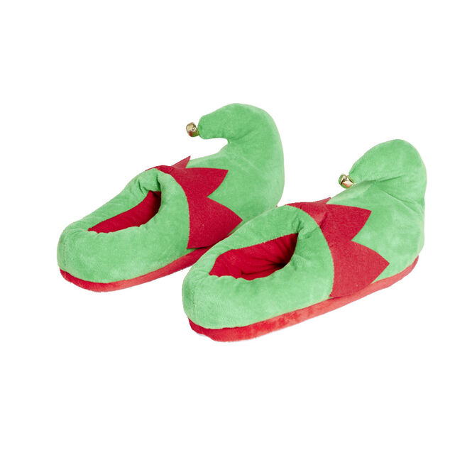 Chaussons No&euml;l mixte lutin verts T36 &agrave; 45