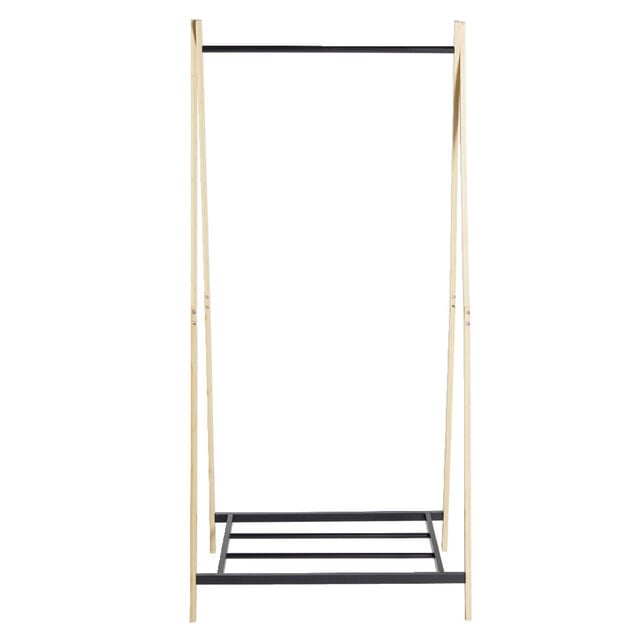 Portant bambou et tablette 75x44xH160cm