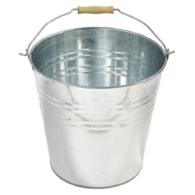 Seau en m&eacute;tal 15 L