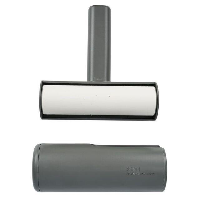 Brosse de nettoyage attrape-poils 2en1
