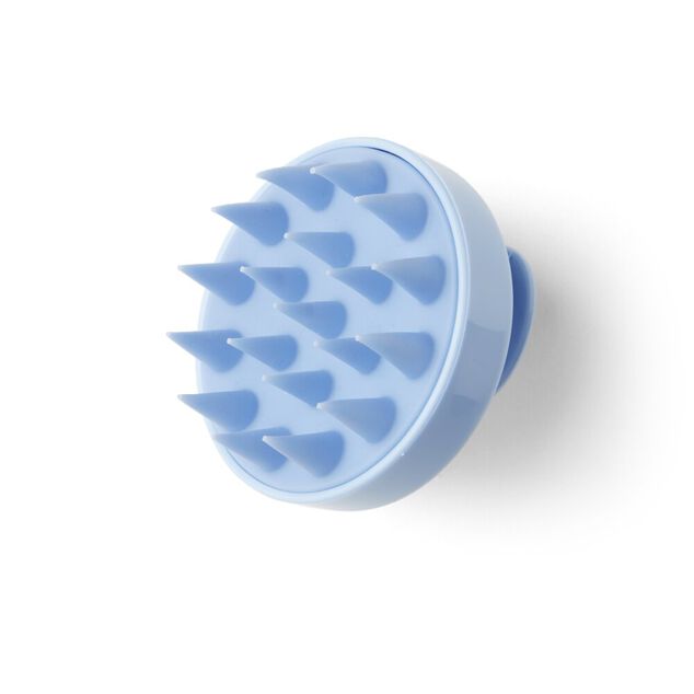 Brosse stimulante massage cuir chevelu - bleu ou rose