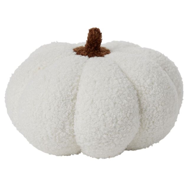 Peluche citrouille Ø20cm polyester 5 coloris