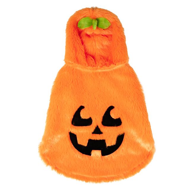 D&eacute;guisement chien Halloween pull capuche citrouille orange L/XL