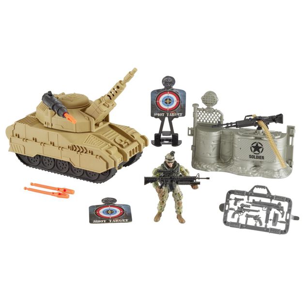 Figurine militaire avec accessoires (3 mod&egrave;les)