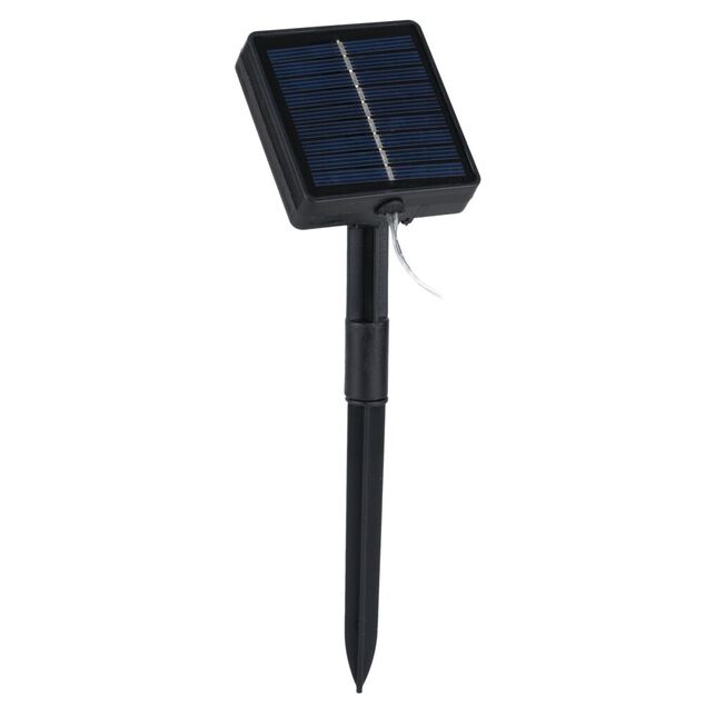 Guirlande de No&euml;l solaire lumineuse 120LED blanc froid L1290cm
