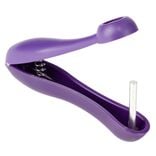 D&eacute;noyauteur manuel 8,5x13cm acier et plastique violet