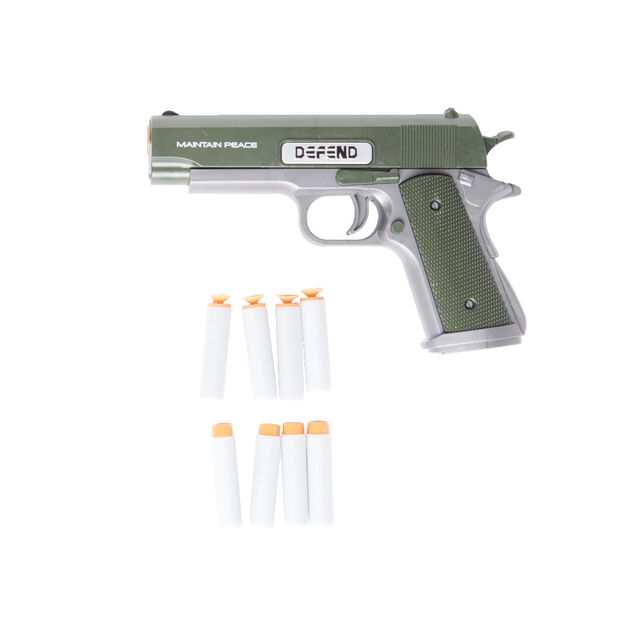 Pistolet fl&eacute;chette plastique - 4 mod&egrave;les