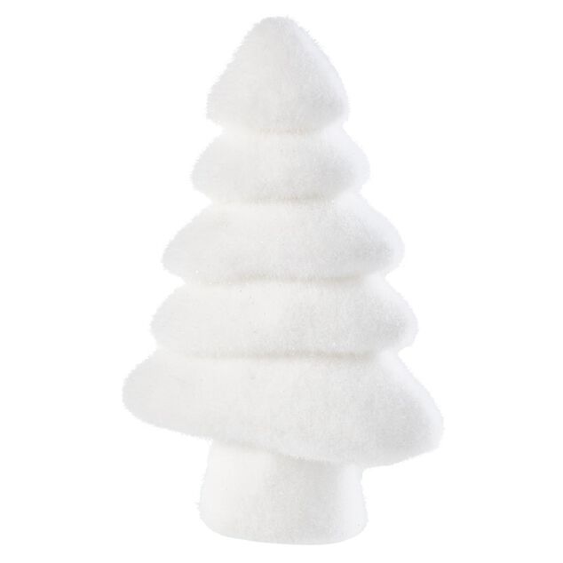 Décoration sapin de Noël blanc