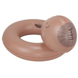 Bou&eacute;e gonflable t&ecirc;te capybara plastique marron &Oslash;76xH43cm