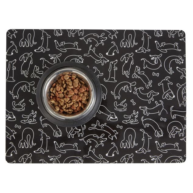 Tapis repose gamelle 32x43cm (2 mod&egrave;les)