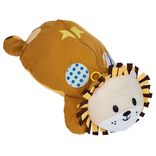 Peluche piscine &agrave; balles Lion L.100x59xH.32 cm + 20 boules multicolore
