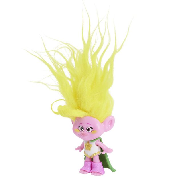 Figurine Troll Viva bleu et jaune