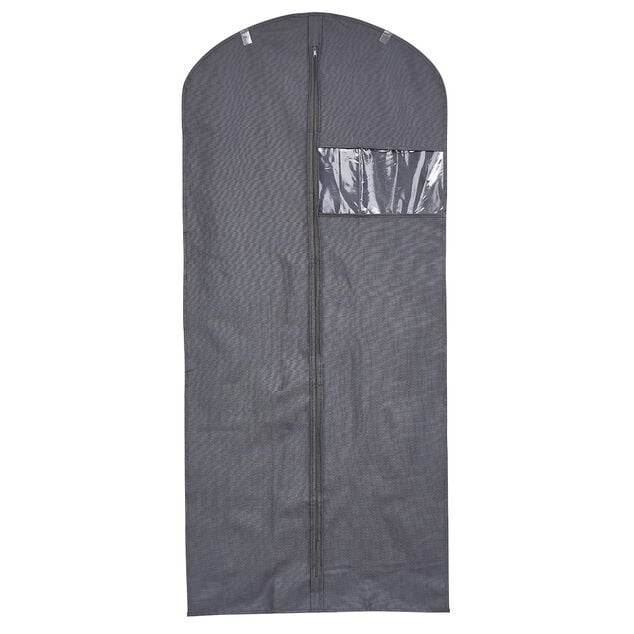Housse pour v&ecirc;tement 60x135 cm gris