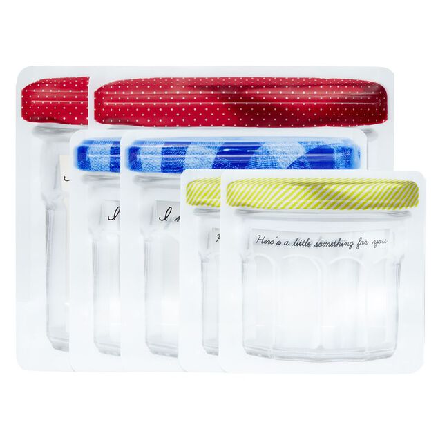 Sachet alimentaire réutilisable x6