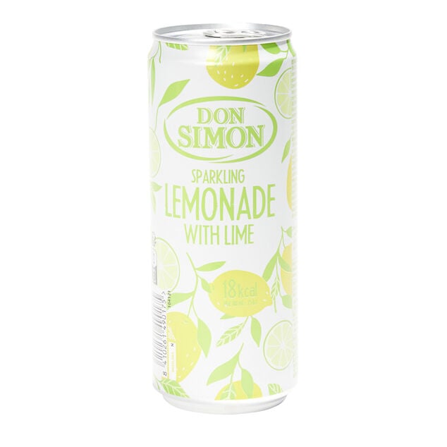 Citronnade p&eacute;tillante au citron vert Don Simon canette 33cl