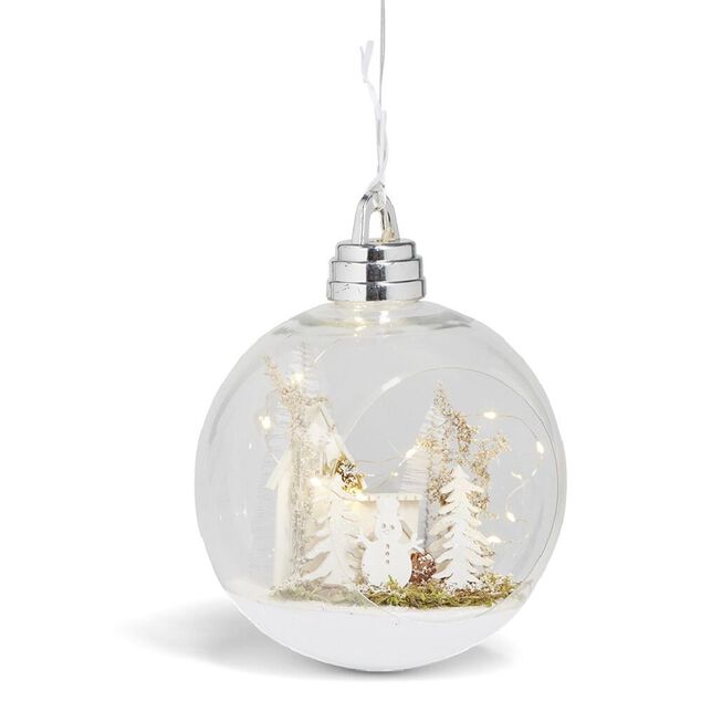 Boule lumineuse &agrave; suspendre &Oslash;20,5cm - 2 mod&egrave;les