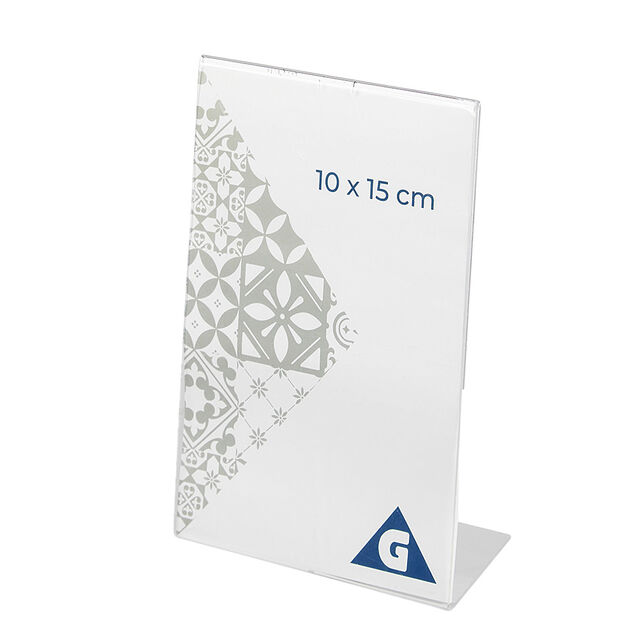 Cadre photo acrylique &agrave; poser pour photo 10x15cm