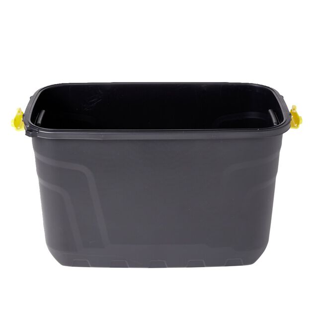 Box de rangement brico noir 110L