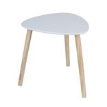 Bout de canapé Joseph marron Ø40xH39,5 cm