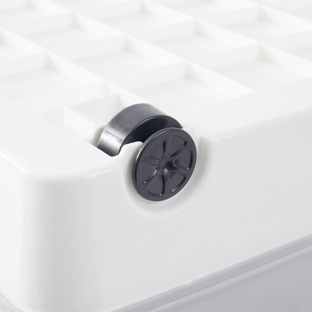 Box de rangement pliable 30L &agrave; roulettes 52x39xH29cm