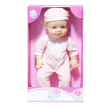 Poupon sonore L31cm - 2 modèles rose ou bleu