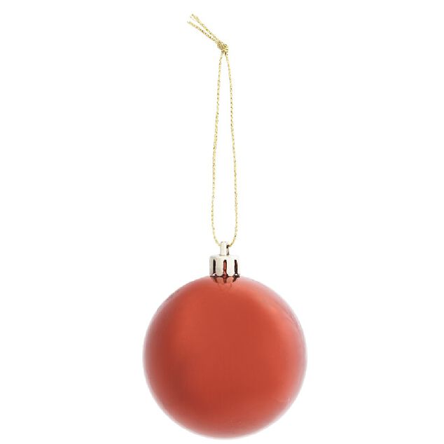 Boule de No&euml;l rouge x10