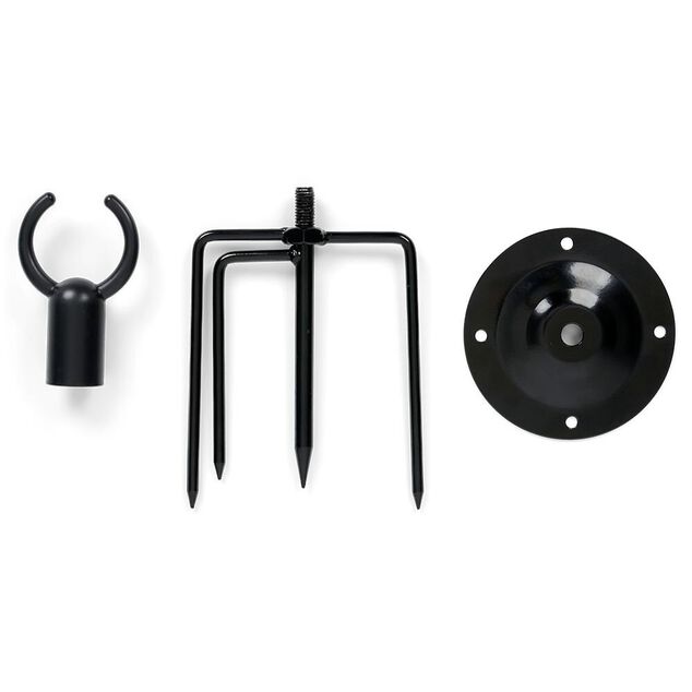 M&acirc;t de support pour guirlande avec hauteur r&eacute;glable H280/188/96cm