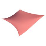 Voile d'ombrage Carr&eacute;e terracotta