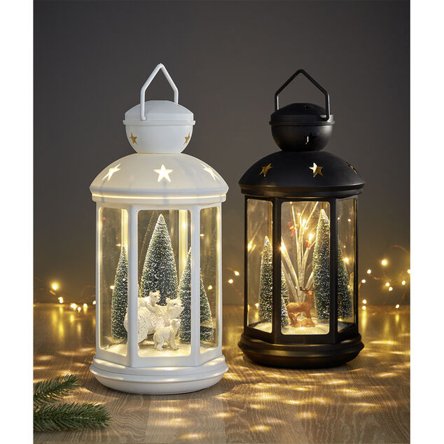 Lanterne de Noël lumineuse à led animé