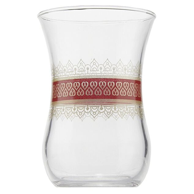 Verre &agrave; th&eacute; motif oriental Touareg x 6