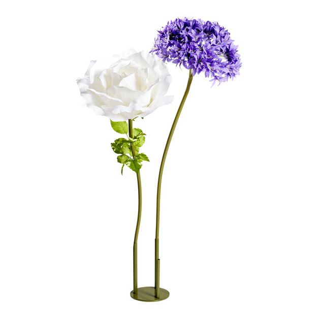 Fleur artificielle XL allium violet &Oslash;70xH208cm