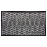 Tapis Yvan 80x150cm noir et blanc