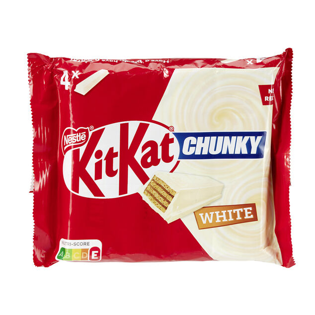 Barres Kit Kat Chunky chocolat blanc 4x40gr