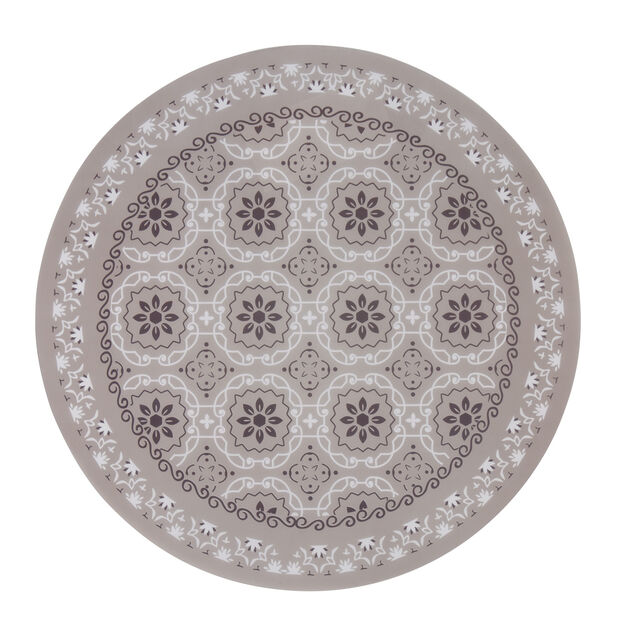 Set de table rond en plastique carreaux de ciment