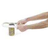 Ouvre bocal et bouteille universel blanc L23cm